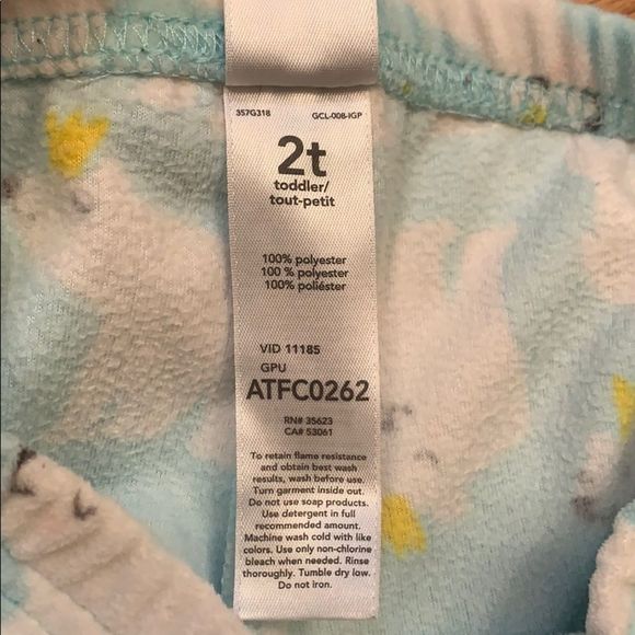 Toddler Fleece Pajama Pants - Picture 7 of 7